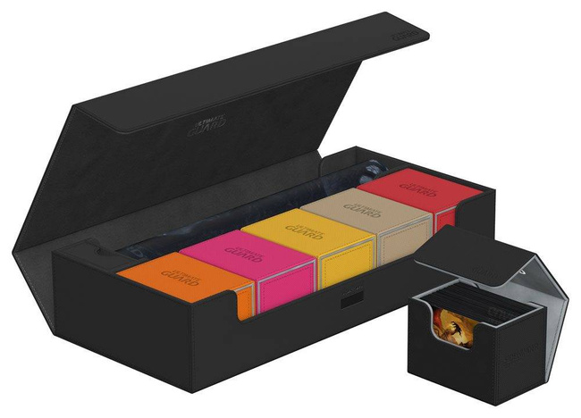 Ultimate Guard Superhive 550+ XenoSkin Monocolor Black (czarny)