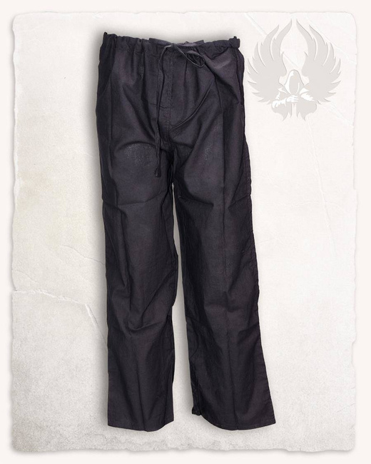 Philipp Pants Cotton Black - bawełniane spodnie