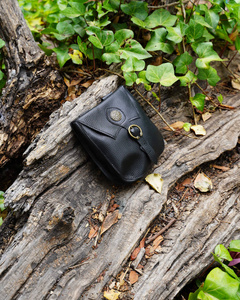 Anillo belt bag  - Black - skórzana kaletka