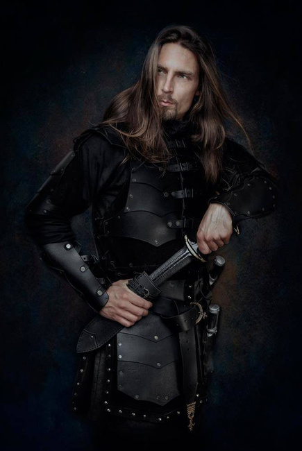 Ulrich Belt Black - skórzany pas