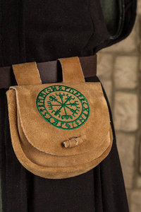 Ingmar Belt Bag with Vegvisir - Sand