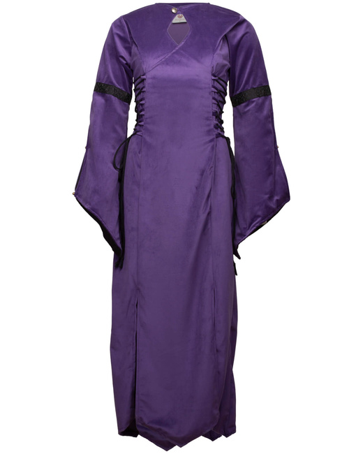 Antaris Dress Velvet - Purple - aksamitna suknia