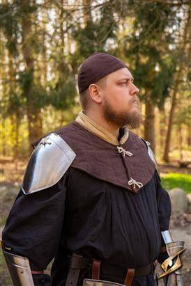 Scout Shoulder Plates - Polished Steel