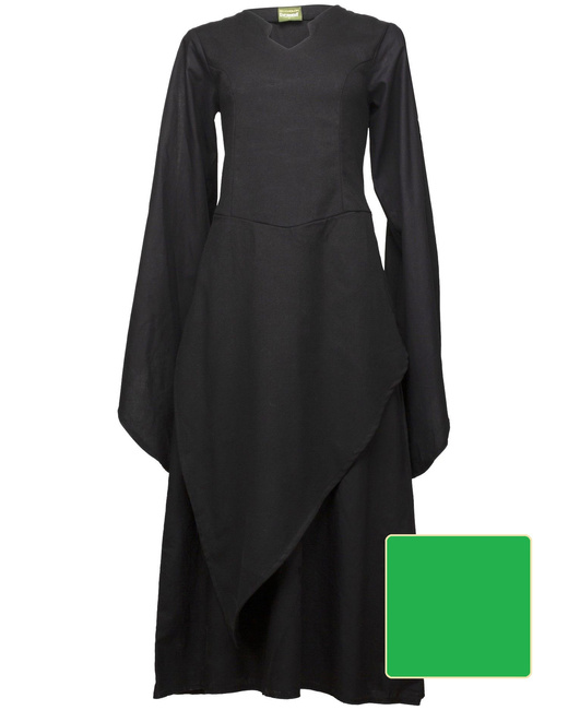 Galatea Dress - Green - suknia bawełniana
