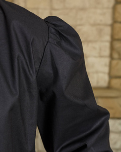 Rafael Shirt Cotton Black - koszula średniowieczna