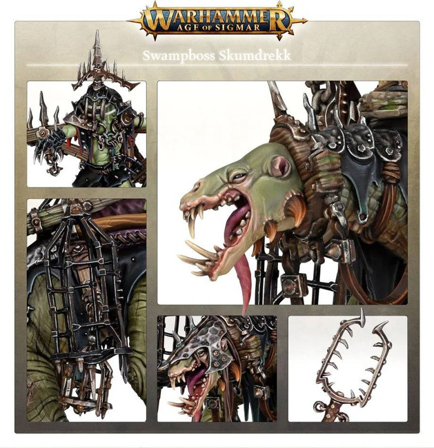Age of Sigmar: Orruk Warclans Swampboss Skumdrekk