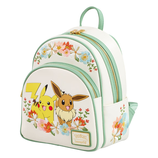 Pokemon by Loungefly Mini Backpack Pikachu & Eevee Floral