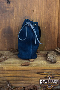 Adventurer Tube Pouch - Blue - zamszowa sakiewka