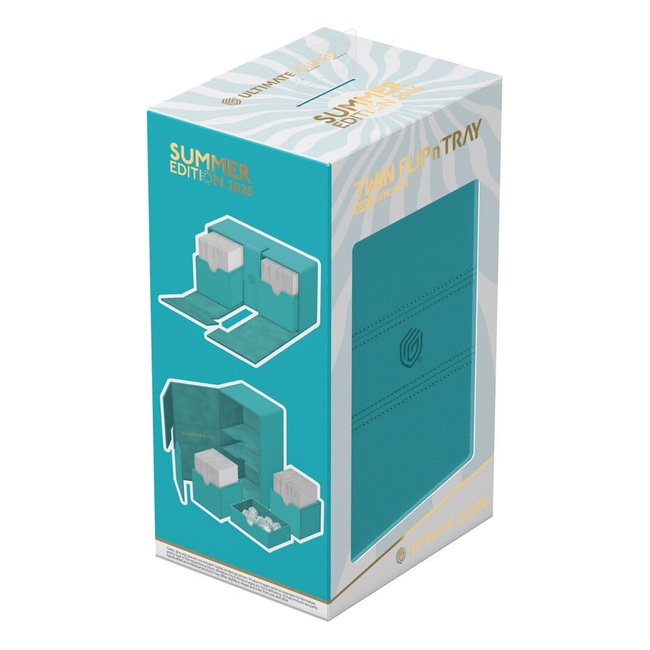Ultimate Guard Twin Flip`n`Tray 200+ XenoSkin "Summer Edition 2025" - Lagoon