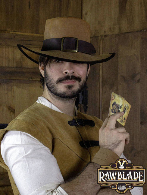 Solomon Kane hat - Light Brown