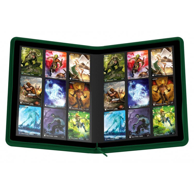 18-Pocket ZipFolio XenoSkin Green