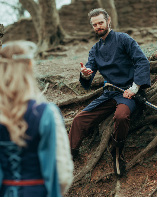 Arantir Tunic - Blue - bawełniana tunika