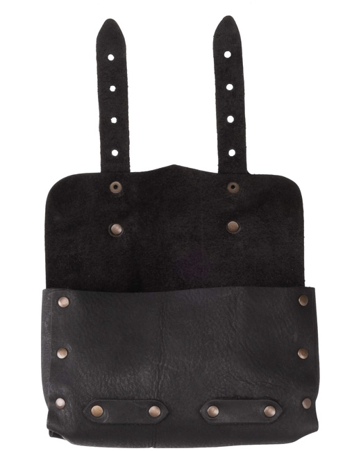 Herreria belt bag - Black - skórzana kaletka