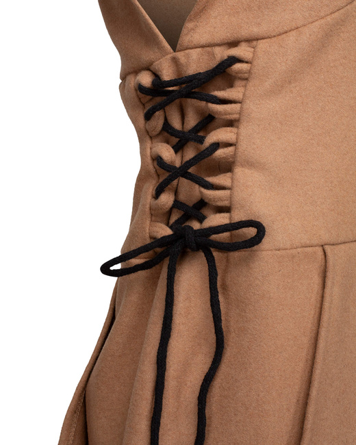 Galatea Tunic Wool - Light Brown - tunika wełniana