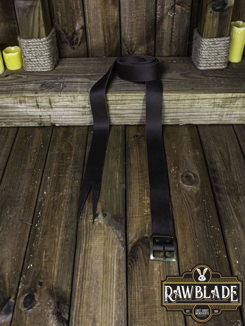 Guzman Long Medieval Belt - Brown