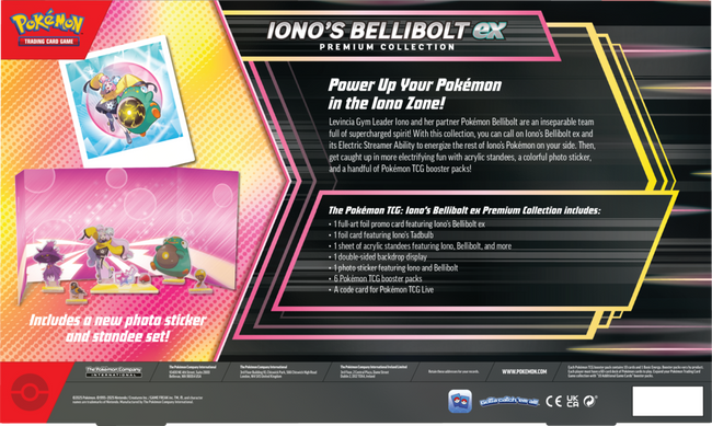 Pokémon TCG: Iono’s Bellibolt ex Premium Collection