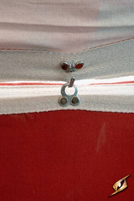 Pavilion Tent - Ø3m - Natural/Emperor Red