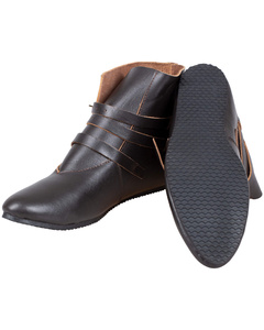 Raimund Boot 2nd Ed. - Brown - skórzane półbuty