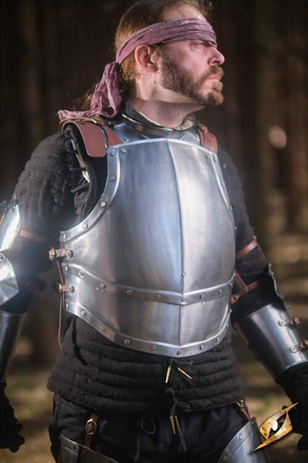 Captain Cuirass - Polished Steel