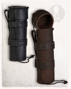 Louis Scroll Pouch - Black