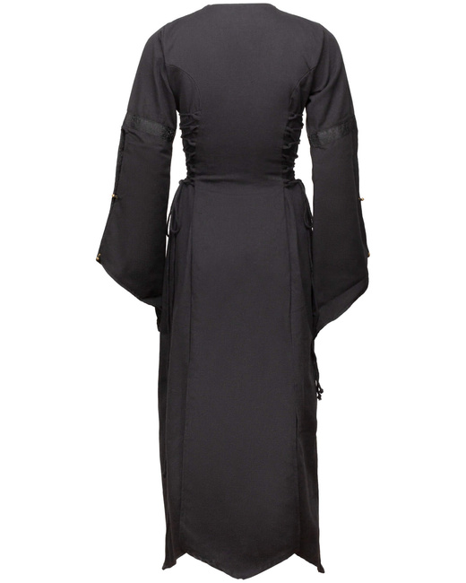 Antaris Dress Canvas - Brown - suknia bawełniana