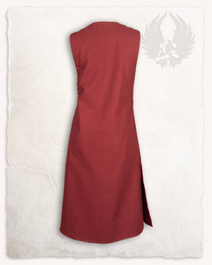 Lenora Sleeveless Tunic Premium Canvas Bordeaux - płócienna tunika