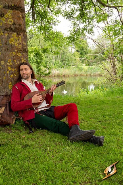 Single Hose - Green - Wool