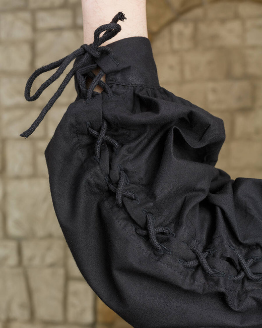 Alex shirt black- koszula średniowieczna