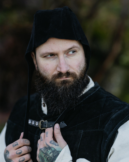 Cornelio cap Suede - Black