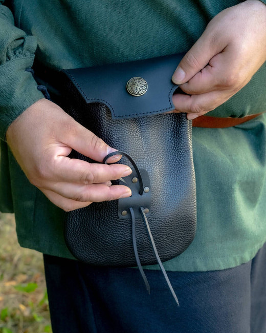 Guerrero belt bag  - Black - skórzana kaletka