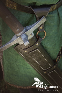 Longmesser Scabbard - Black Viking - pochwa ma miecz