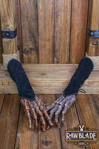 Vryla Split Leather Bracelets - Black