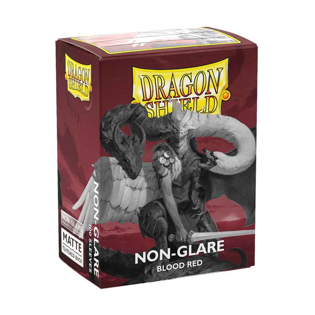 Dragon Shield: Matte – Blood Red , Non Glare V2 (100)