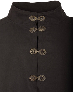 Ceres Cloak Canvas - Black - bawełniany płaszcz