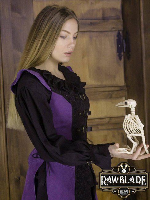 Ylenne Deluxe long Doublet - Black/Purple