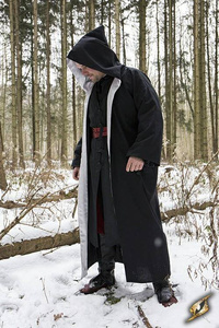 Magician Robe - Black/Silver