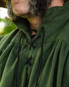 Ansgar Shirt Canvas - Green - koszula bawełniana