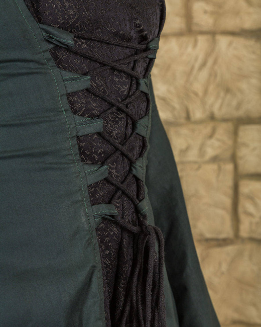 Ophelia Dress - Green/Black