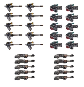 Warhammer The Horus Heresy: Legiones Astartes Heavy Weapons Upgrade Set Volkite Culverins, Lascannons, and Autocannons