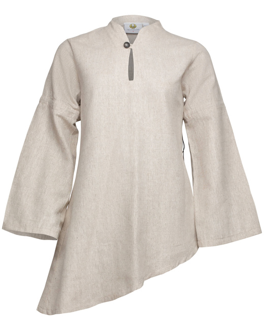 Galatea blouse linen - Cream - lniana koszula