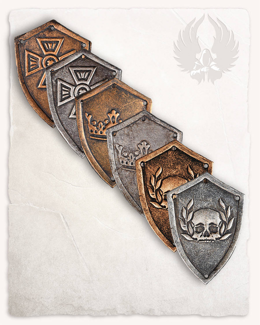 Luthor Small Shield 2ND ED - Silver Cross