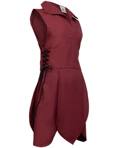Galatea Tunic Canvas - Bordeaux - tunika bawełniana