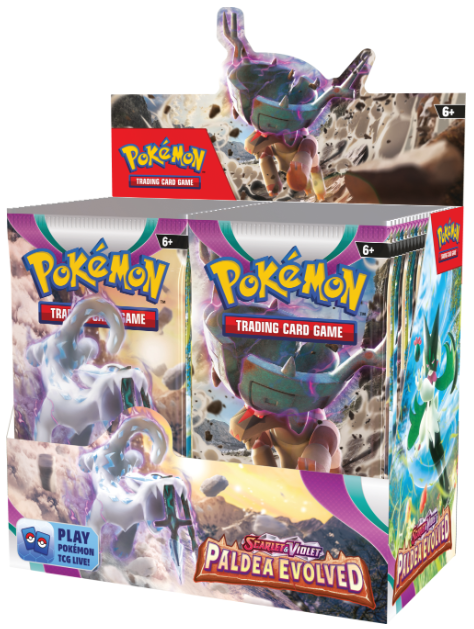 Paldea Evolved Scarlet & Violet Booster Box Pokémon TCG (36 boosterów)