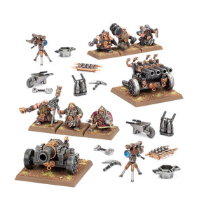 Warhammer: The Old World Dwarfen Mountain Holds Dwarf Cannon And Organ Gun