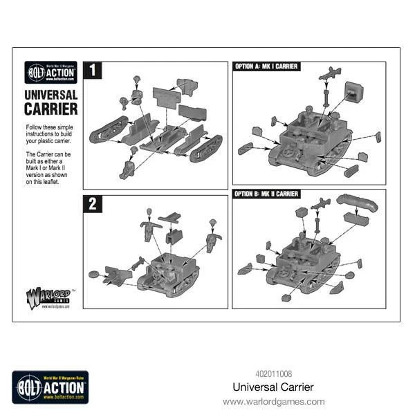 Bolt Action: Wielka Brytania Universal Carrier