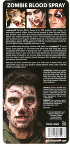 Zombie Blood Spray SFX - Sztuczna krew w sprayu.