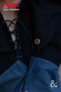 Dungeons & Dragons - Rogue Hooded Vest - Black/Blue