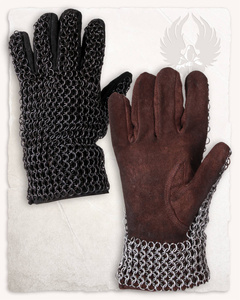 Richard Chainmail Gloves - Browned