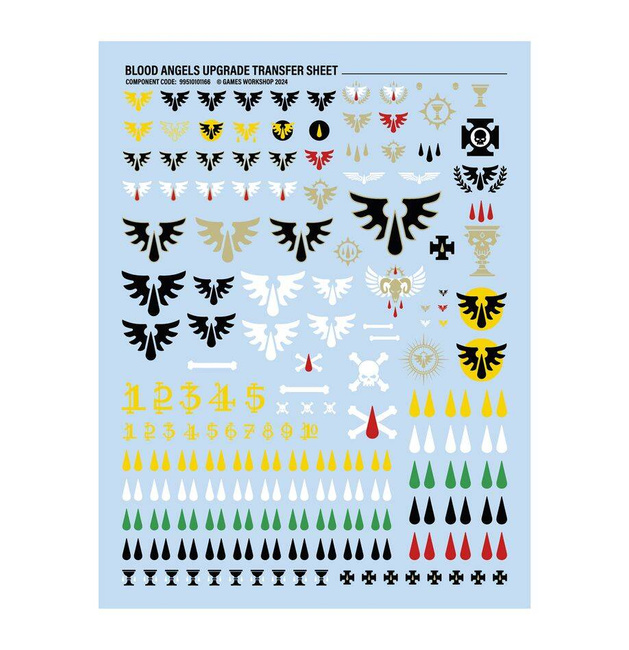 Warhammer 40000: Blood Angels Upgrades and Transfers