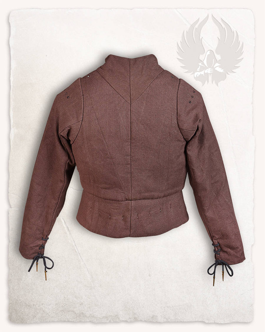 Tudor armour Jerkin Canvas Braun